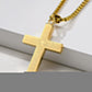 Collana con ciondolo a croce in acciaio inossidabile per uomo e donna