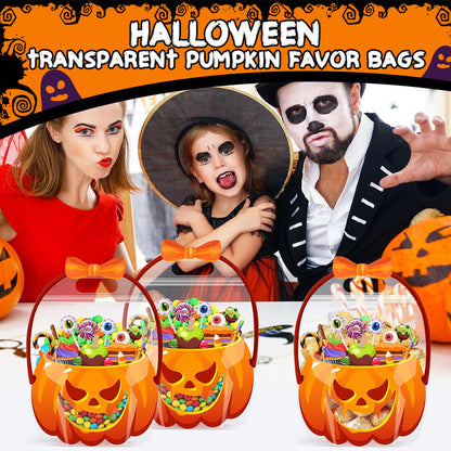 👻I più venduti di Halloween – Sacchetti regalo trasparenti a forma di zucca