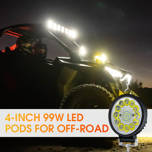 Modulo LED da 4 pollici e 99 W per fuoristrada