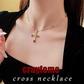 💎 50% DI SCONTO!! ✝️ Collana colorata con ciondolo a croce in strass – Brillantezza vivace, lunghezza regolabile e messaggio significativo ✨