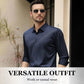 Camicia casual da uomo manica lunga fashion