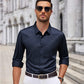 Camicia casual da uomo manica lunga fashion