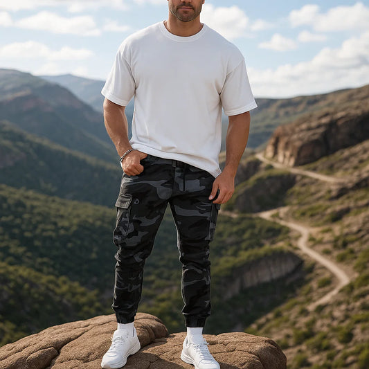 Pantaloni da lavoro casual mimetici