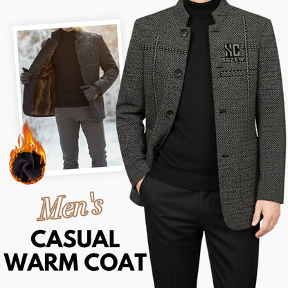 🧥 50% SCONTO ORA! 🔥 Cappotto Corto Uomo - Leggero & Caldo, Perfetto per Tutti i Giorni ❄️✨