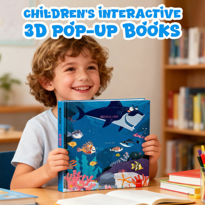 Libri Interattivi 3D con Figure Mobili per Bambini