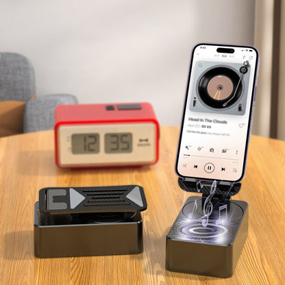 Gift Choice - 3 in 1 - Altoparlante Bluetooth wireless, stazione di ricarica, supporto per telefono