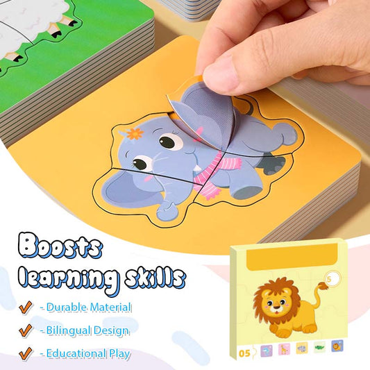 🎅 Pre-vendita di Natale -50% SCONTO✨ Puzzle Frutta Animali per Bambini