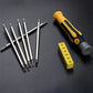 🔧 Set di punte magnetiche specializzate 7 in 1 - Magnetismo di precisione + 6 tipi di punte professionali.