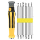 🔧 Set di punte magnetiche specializzate 7 in 1 - Magnetismo di precisione + 6 tipi di punte professionali.