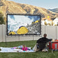 🎬 HOT SALE al 50%! ✨ Schermo Cinema Gigante Portatile per Esterni - Proiezione 4K HD con Supporto Regolabile per Feste all'Aperto 🌟🌙