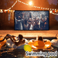 🎬 HOT SALE al 50%! ✨ Schermo Cinema Gigante Portatile per Esterni - Proiezione 4K HD con Supporto Regolabile per Feste all'Aperto 🌟🌙
