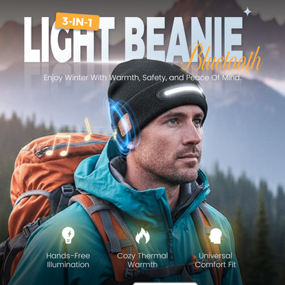 🔥Berretto Bluetooth ricaricabile con luce