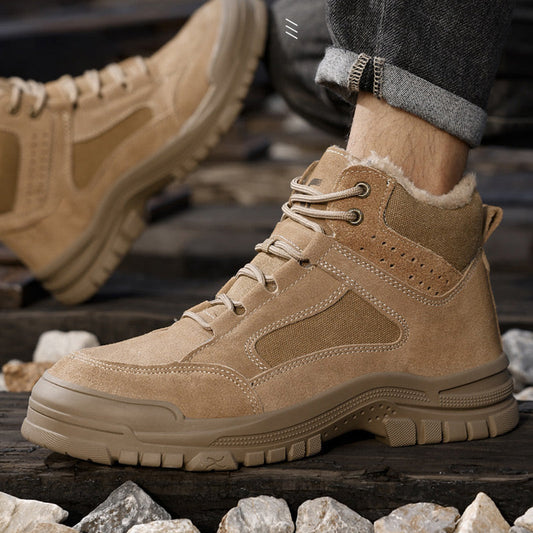 🎅 Scarpe di Sicurezza Invernali Uomo – Punta d’Acciaio e Antiscivolo! -- Spedizione Gratuita