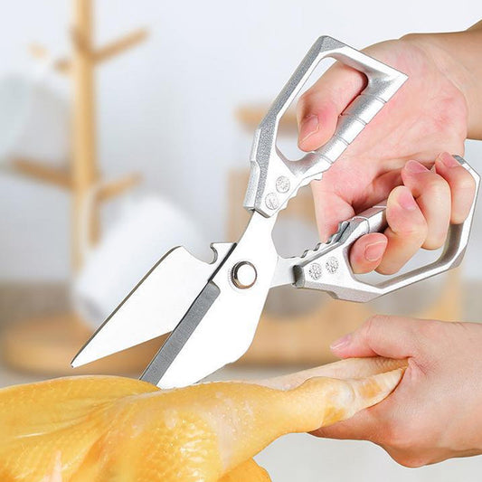 ✂️ ACQUISTA 2 OTTIENI 3! ✨ FORBICI DA CUCINA MULTIUSO - Taglia Ossa, Apri Confezioni e Schiaccianoci, Design Ergonomico e Lavabile 🍗🔧