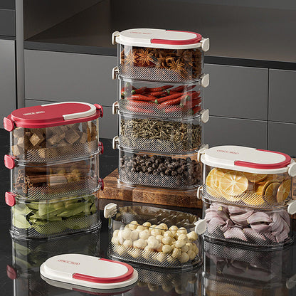 🧂 OFFERTA SPECIALE: 50% DI SCONTO! 🫙 Organizer per Spezie Multistrato Sigillato – Ermetico, Risparmio di Spazio & Trasparente per una Dispensa Ordinata 🌶️📦✨