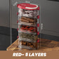 🧂 OFFERTA SPECIALE: 50% DI SCONTO! 🫙 Organizer per Spezie Multistrato Sigillato – Ermetico, Risparmio di Spazio & Trasparente per una Dispensa Ordinata 🌶️📦✨