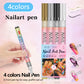 🎁Regalo di Natale🎄Set di Penne per Nail Art Professionale a 12 Colori