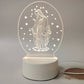 🎅 Il regalo di Natale perfetto – Fino al 50% di sconto 🙏 Inspirante lampada da notte a LED in acrilico con motivo religioso ✝️ Lampada da preghiera per vergini