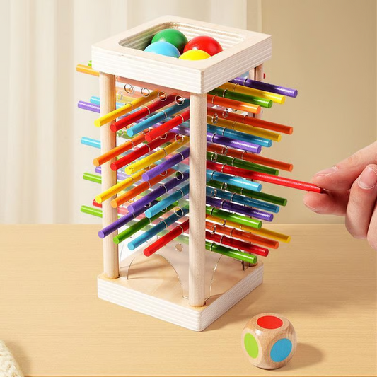 Gioco con Bastoncini in Legno per Bambini