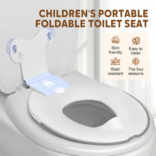 🖤🚽 50% DI SCONTO ORA ! ✨ Sedile WC Pieghevole Portatile per Bambini – Sicuro, Leggero & Facile da Pulire 👶