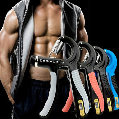 💪 50% DI SCONTO ORA ! ✨ Attrezzo Regolabile per Allenare la Forza di Presa della Mano – 5 Livelli di Resistenza, Contatore LCD & Design Portatile 🔋