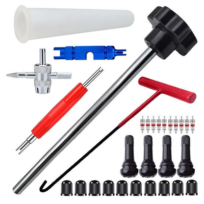 Set per valvole pneumatici auto a cambio rapido