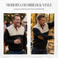 📢 SCONTO 50%!! ⏰ Maglione Uomo con Collo a Bottone Colorblock