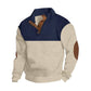 📢 SCONTO 50%!! ⏰ Maglione Uomo con Collo a Bottone Colorblock