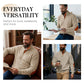 Felpa Uomo con Collo Jacquard Strutturato