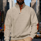Felpa Uomo con Collo Jacquard Strutturato