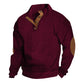 Felpa Uomo con Collo Jacquard Strutturato