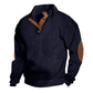 Felpa Uomo con Collo Jacquard Strutturato