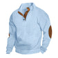 Felpa Uomo con Collo Jacquard Strutturato