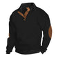 Felpa Uomo con Collo Jacquard Strutturato