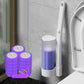 🚽 50% DI SCONTO! 🪠 Set Pulizia Bagno Completo – 18 Testine Monouso, Portaspazzola da Parete & Igienico per Tutte le Superfici 🧼
