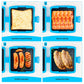 🍞 50% DI SCONTO! 🥪 Tostapane e Piastra Sandwich Senza Fili – Croccante in 3 Minuti, Design Compatto & Facile da Pulire 🔥