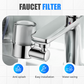 🚰 50% DI SCONTO! 🔄 Set di Ugelli Filtranti Universali per Rubinetti a 720° – 2 Modalità d'Acqua, Filtro Integrato & Installazione Facile 💧