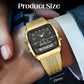 ⌚ OFFERTA A TEMPO LIMITATO -50%! 💥 Orologio multifunzione dal design retrò con quadrante quadrato – doppio display, lega di zinco, acciaio inossidabile ✨
