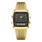 ⌚ OFFERTA A TEMPO LIMITATO -50%! 💥 Orologio multifunzione dal design retrò con quadrante quadrato – doppio display, lega di zinco, acciaio inossidabile ✨