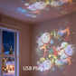 Luce Proiettore LED Rotante Dinamica