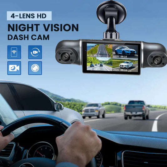 🔥 OFFERTA CALDA 2026 💞 oltre 50 000 venduti! 📹🚗 Telecamera di parcheggio 360° Occhio d'Aquila – visione a 360°, nessun angolo morto. 1080P HD, registrazione in loop. Parcheggia con sicurezza. 🛡️🌙