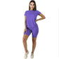 Top e shorts sportivi da donna – set da 2 pezzi ✨ Stile senza sforzo e comfort per tutto il giorno ✨