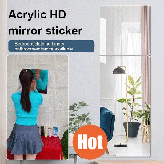 💎 SCONTO DEL 50% SULL'ADESIVO FLESSIBILE PER SPECCHI IN ACRILICO! 💎 Superficie decorativa 3D, facile da applicare ✨