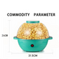 🍿 Un solo tocco e via | Macchina elettrica per popcorn domestica – premi e goditi un momento di gusto! 🎉