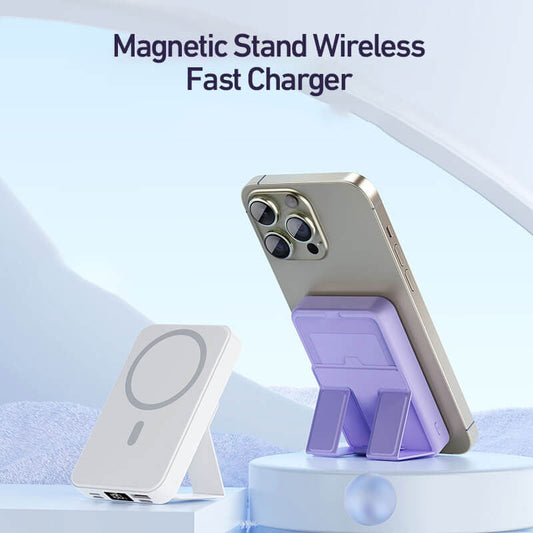 Powerbank magnetico wireless con supporto da 22,5 W e 10 000 mAh
