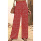 ⏳Sconto a tempo limitato 50%⏰ Pantaloni a vita alta con arricciatura e gamba larga da donna 👖