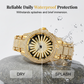 ⌚ OFFERTA A TEMPO LIMITATO: SCONTO DEL 50%! 🔥 Orologio da uomo tempestato di diamanti con quadrante girevole – Cristalli scintillanti, movimento al quarzo preciso e chiusura a farfalla ✨
