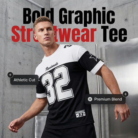 💥🔥 In vendita rapida! T‑shirt casual da uomo con stampa grafica 🔥
