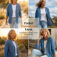 🧥Nuovo arrivo, sconto del 50%!🍊Giacca di jeans classica da donna con bottoni sul davanti