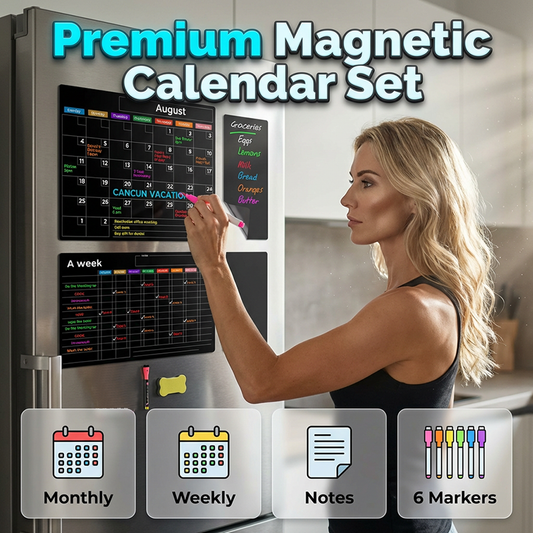 🌈 Lavagna magnetica per calendario con pennarelli cancellabili